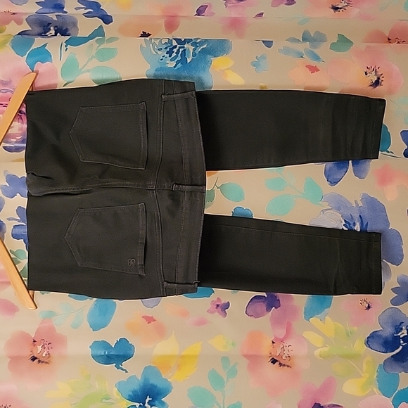 Jessica Simpson Super Skinny Army Green jeans, 8 - Picture 3 of 5